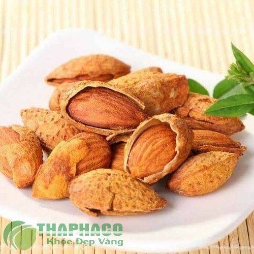 Hạt hạnh nhân rang bơ còn vỏ mỏng 500gr - hnrb còn vỏ