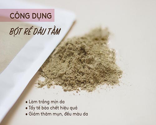 Bột rễ dâu tằm đẹp da