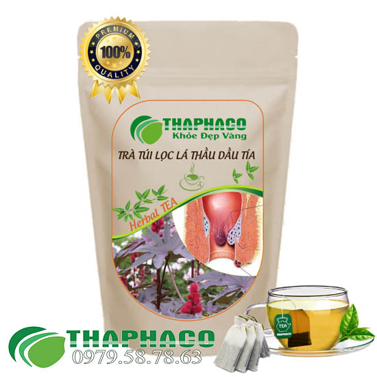 Trà Túi Lọc Lá Thầu Dầu Tía - THAPHACO HCM