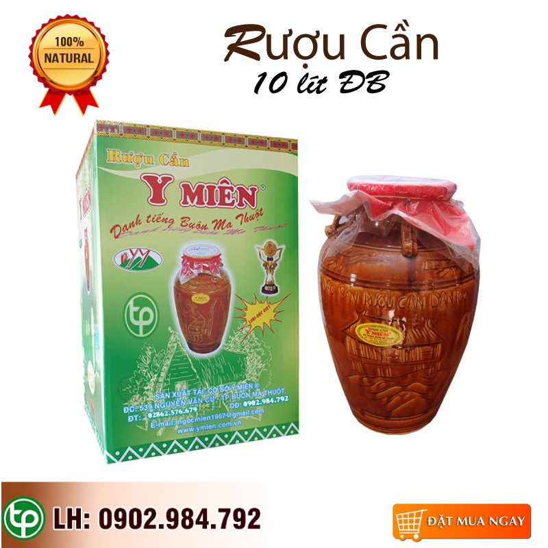 Đặc sản rượu cần y miên loại 10 lít đặc biệt